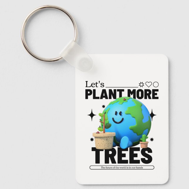 Llavero Plantemos más árboles (Anverso)