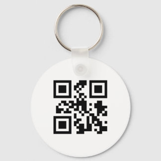 Llavero Plantilla de cadena de claves de código QR
