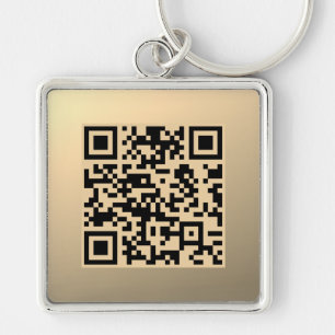 Llavero Plantilla de código QR editable instantáneamente  