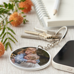 Llavero Plantilla de foto personalizada hermanas para siem