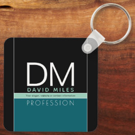 Llavero Plantilla empresarial moderna | Personalizable Tod