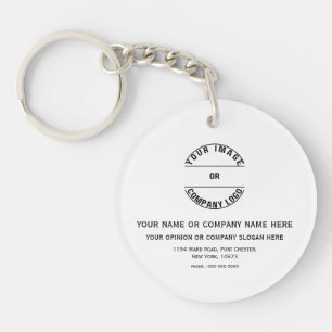Llavero Plantilla en Blanco Personalizada