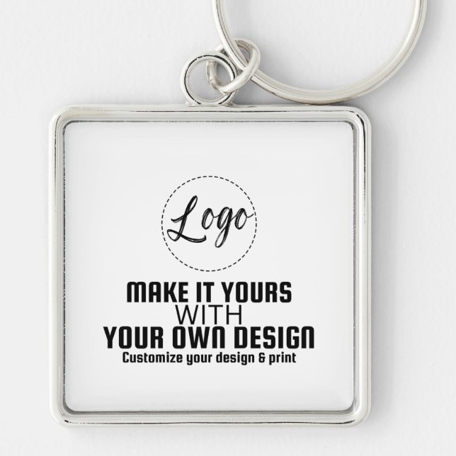 Llavero Plantilla en Blanco Personalizada (Frente)