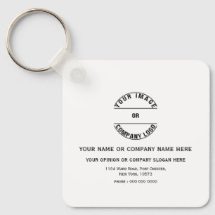 Llavero Plantilla en Blanco Personalizada