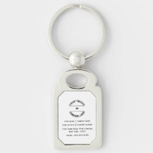 Llavero Plantilla en Blanco Personalizada