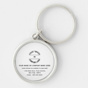 Llavero Plantilla en Blanco Personalizada