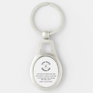 Llavero Plantilla en Blanco Personalizada