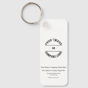 Llavero Plantilla en blanco personalizada 1.25" x 3"