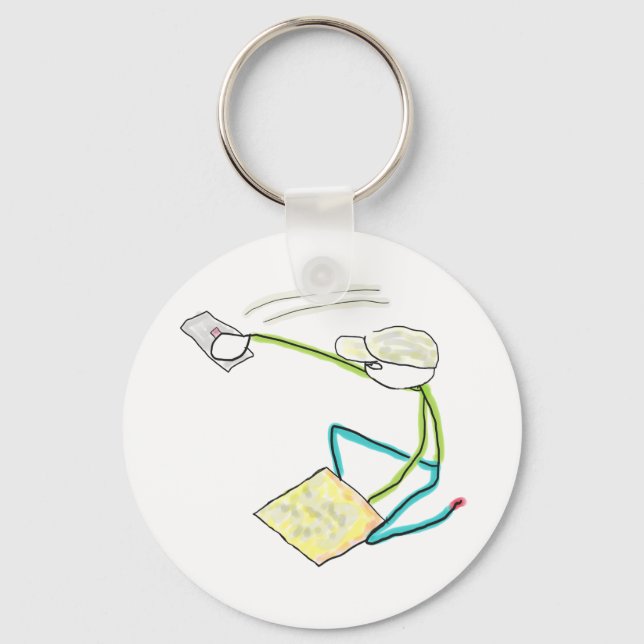 Llavero Plasterer Stickman (Anverso)