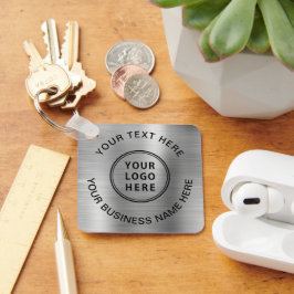 Llavero Plata promocional del logotipo