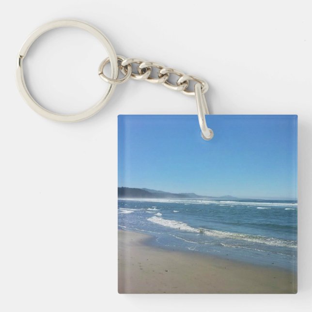 Llavero Playa Agate, Oregón (Frente)