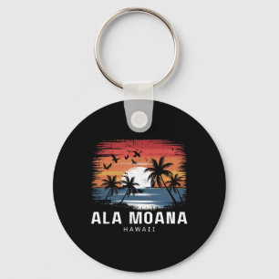 Llavero Playa Ala Moana Hawái Surfing Surfista 