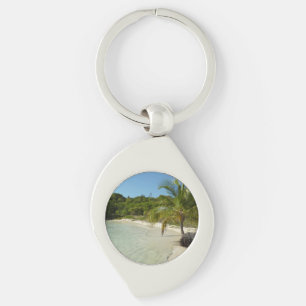 Llavero Playa Antigua Hermoso Paisaje Tropical