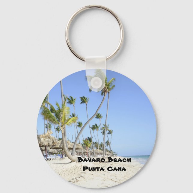 Llavero Playa Bávaro en la isla de Punta Cana (Anverso)