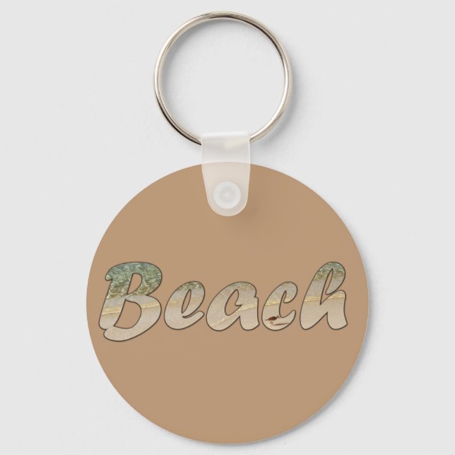 Llavero Playa Beige (Anverso)