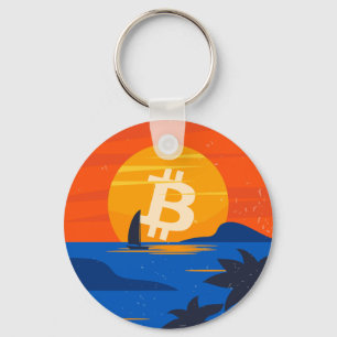 Llavero Playa Bitcoin