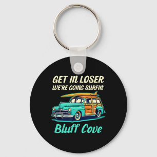 Llavero Playa Bluff Cove California Surf Mujeres Hombres V