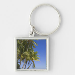 Llavero Playa bordeada de palmeras Islas Cook 3