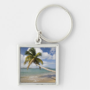 Llavero Playa Coconut Grove en Cades Bay, con St.