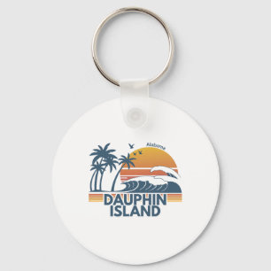 Llavero Playa Dauphin Island Alama Hombres Mujeres Vacacio