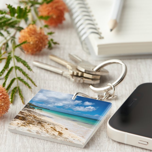 Llavero Playa de Anse Canot en Marie-Galante (Frente Derecha)