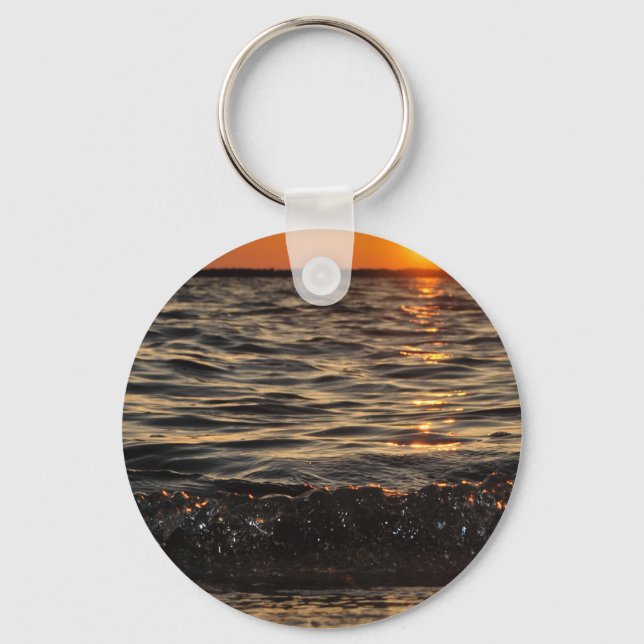 Llavero playa de atardecer (Anverso)