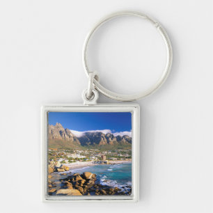 Llavero Playa de Camps Bay y la cordillera de los Doce Apó