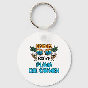 Llavero Playa Del Carmen Booze Mexico Vacation Mat