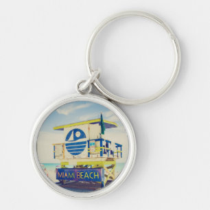 Llavero Playa del sur de la torre el   del salvavidas,