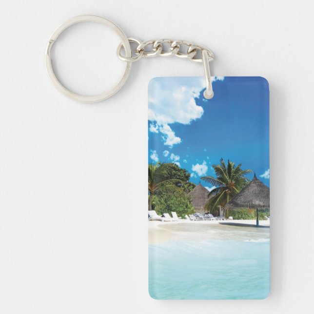 Llavero Playa Exótica (Frente)