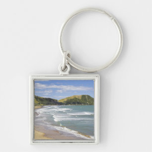 Llavero Playa Makorori cerca de Gisborne, Eastland, Nueva