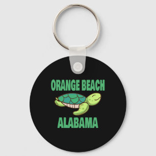 Llavero Playa Naranja Alabama Tortuga Marina Tema Para Hom