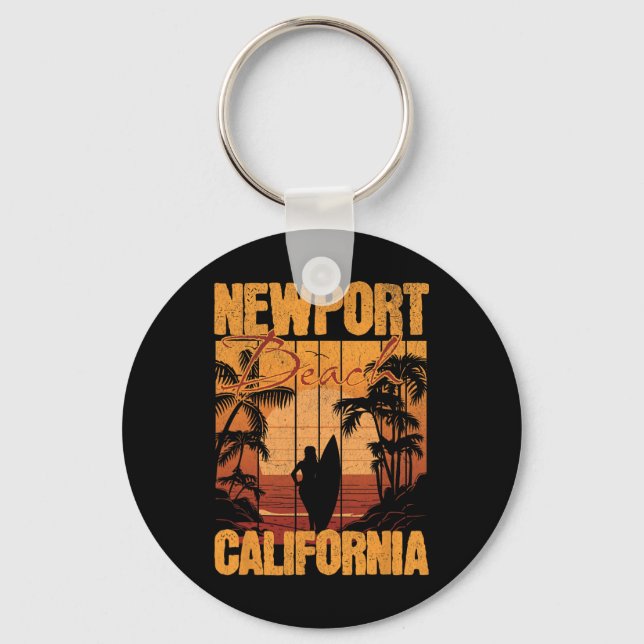 Llavero Playa Newport _8  (Anverso)