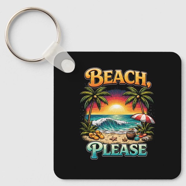Llavero Playa, Por Favor (Anverso)