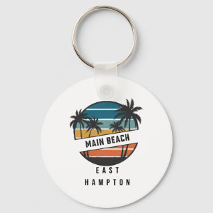 Llavero Playa principal retro East Hampton Surfboard Surfi