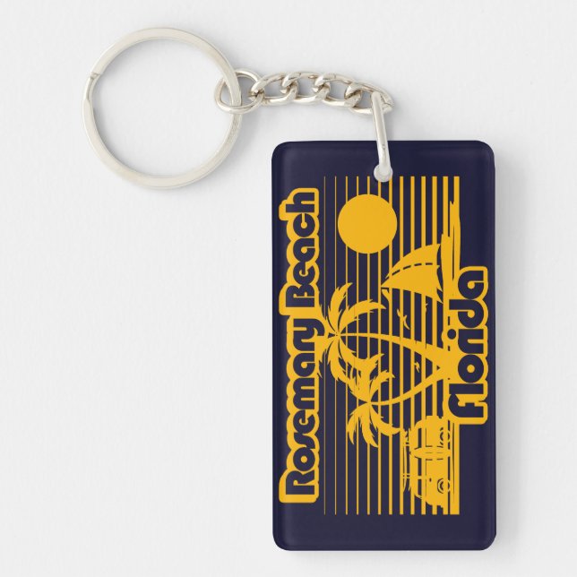 Llavero Playa Rosemary Florida (Frente)