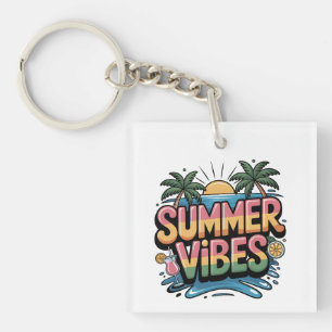 Llavero Playa Tropical de Summer Vibes