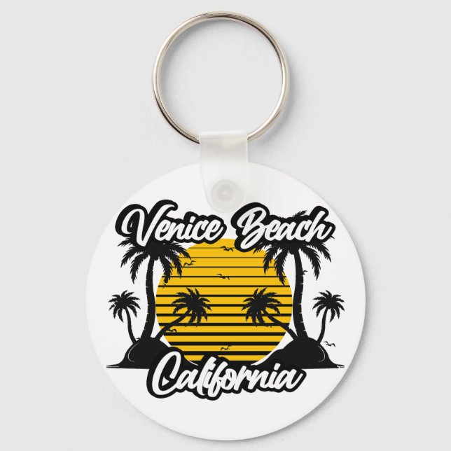Llavero Playa Venice California (Anverso)