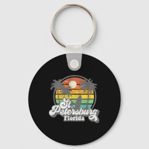 Llavero Playa Vintage St. Petersburg Florida Surfing Retro