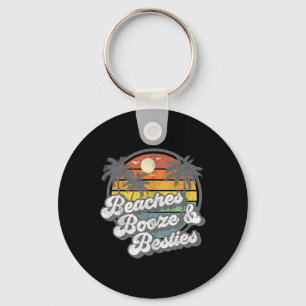 Llavero Playas Booze Y Besties Funny Retro 70 Beach Wo