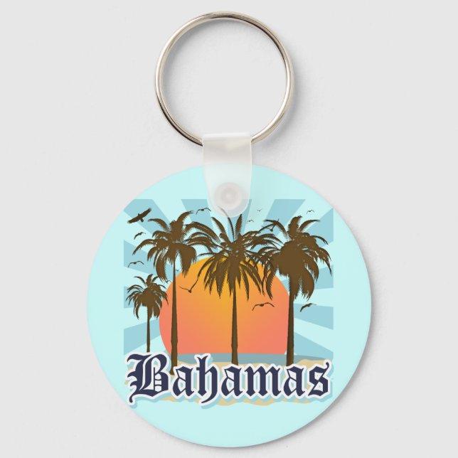 Llavero Playas de las Islas Bahamas (Anverso)