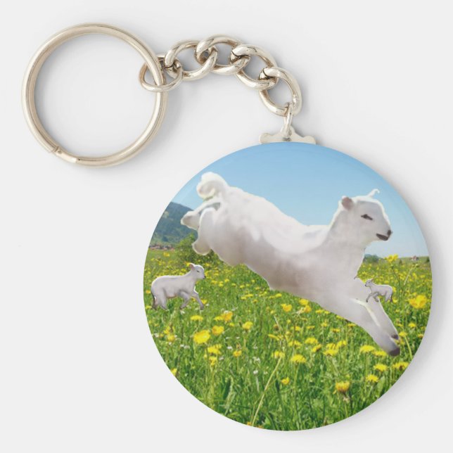 Llavero Playas saltando en Pascua (Frente)