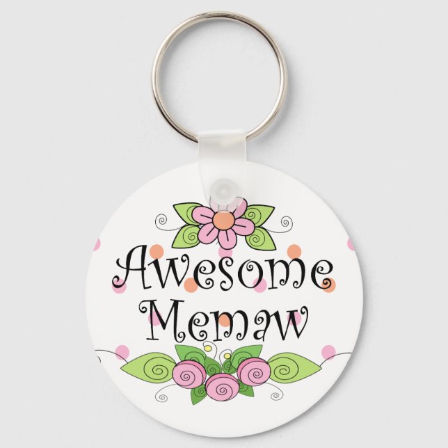Llavero Playera Awesome Memaw (Anverso)