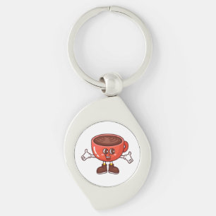Llavero Playful and Funny Personalizado Coffee Cup