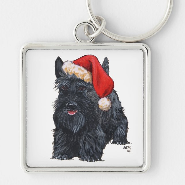 Llavero Playous Scottish Terrier Santa (Frente)