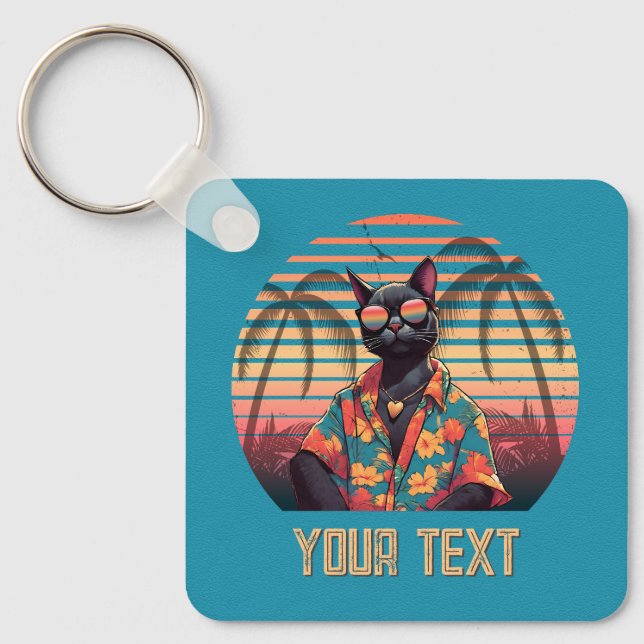 Llavero Plaza de Actitud Tropical sin Tiempo (Anverso)