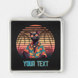 Llavero Plaza de Actitud Tropical sin Tiempo