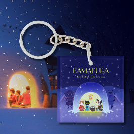 Llavero Plaza de celebración de las Nieves en Edo-Neko