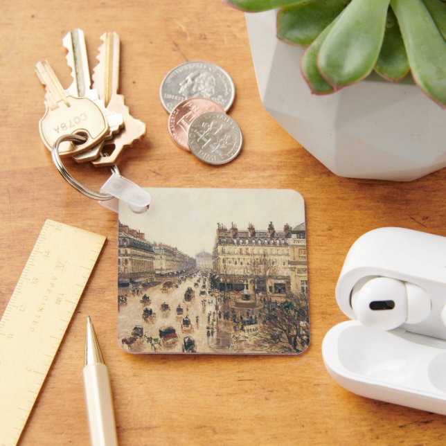 Llavero Plaza del Teatro Francais, París Lluvia por Pissar (Escritorio )