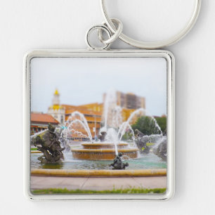 Llavero Plaza kc del club de campo de la fuente de JC